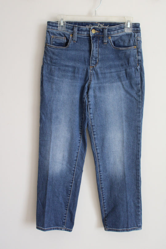 Universal Thread Striped Jeans | 4/27