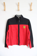 Ferrari Fila Sport Red & Black Full Zip Jacket | 2