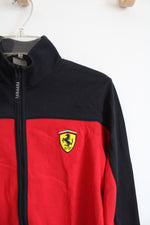 Ferrari Fila Sport Red & Black Full Zip Jacket | 2
