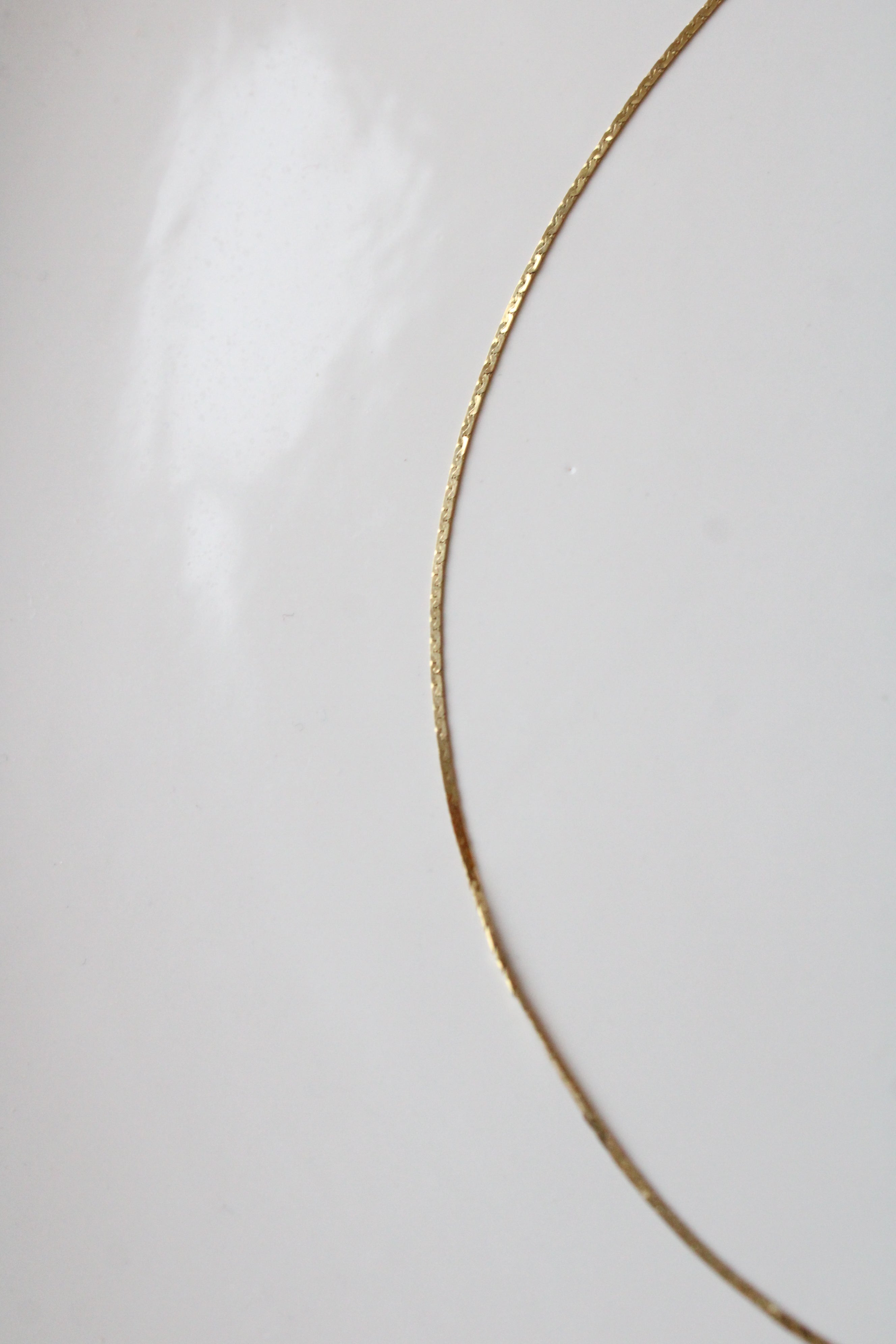 14K Yellow Gold Snake Chain Necklace