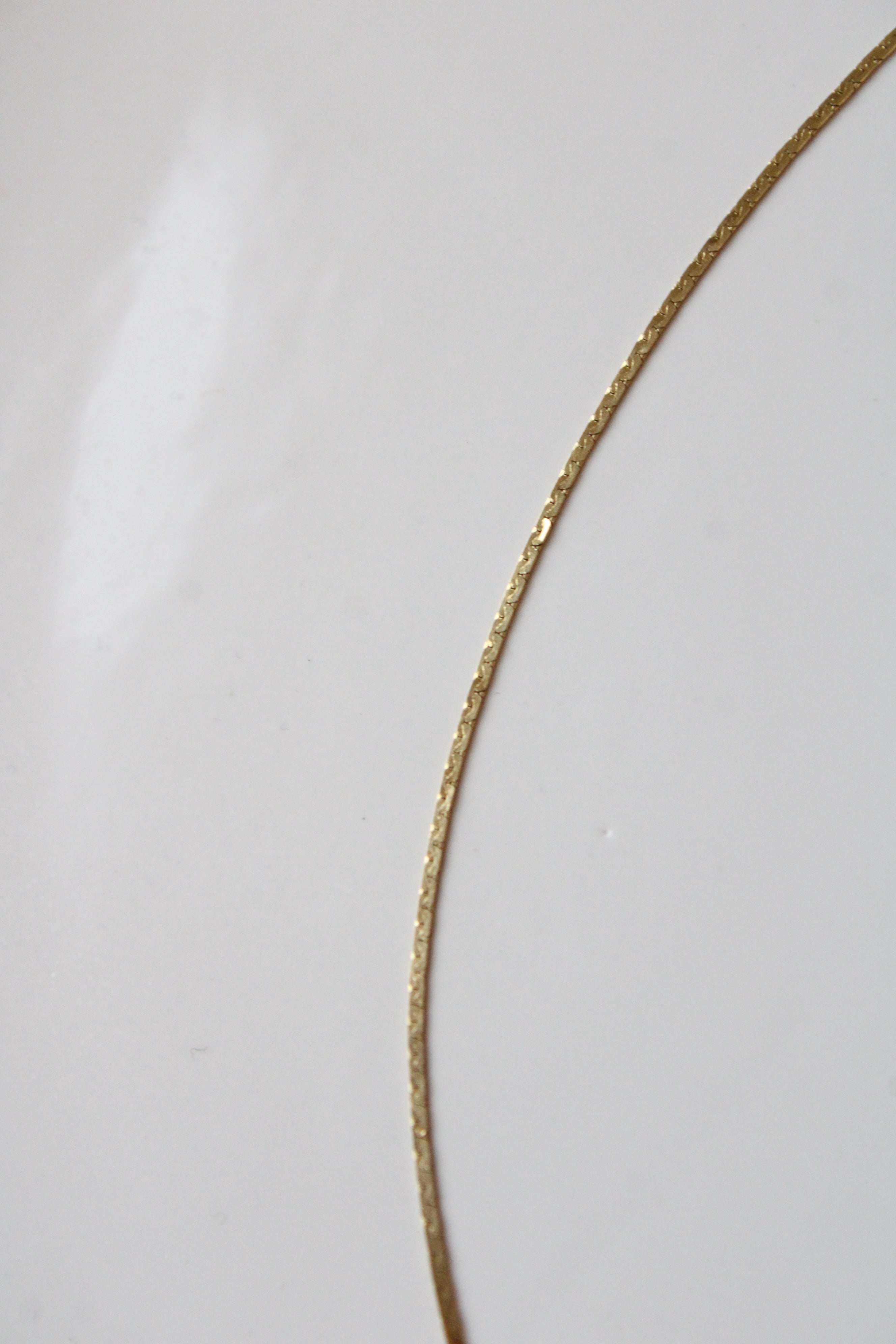 14K Yellow Gold Snake Chain Necklace