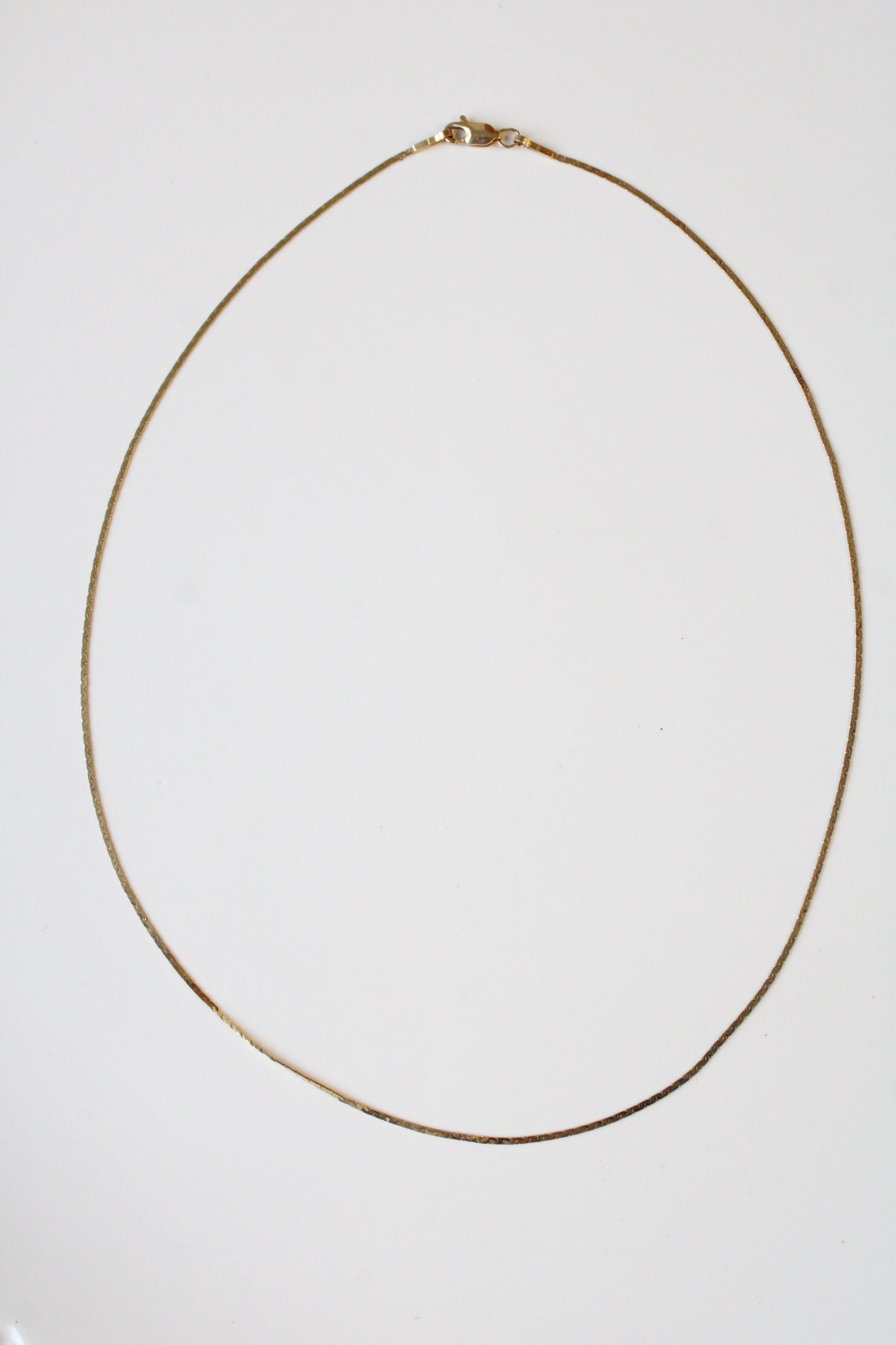 14K Yellow Gold Snake Chain Necklace