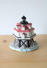 Thomas Point Lefton Hand Painted Ceramic Lighthouse