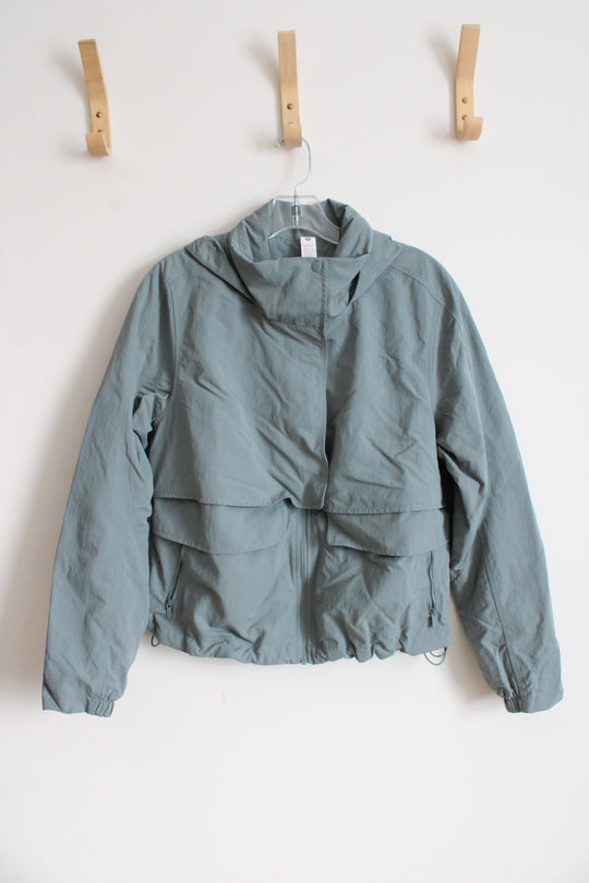 Lululemon Always Effortless Dusty Teal Hooded Jacket | 8