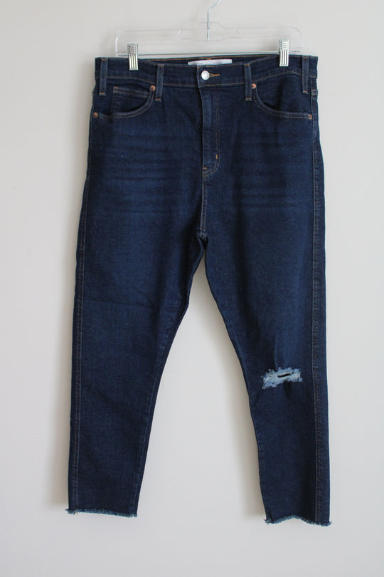Levi's Heritage High Rise Skinny Dark Wash Jeans | 14