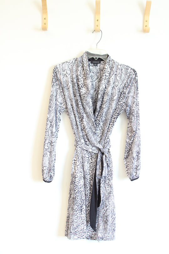Jones New York Black and White Printed Dress | S/M