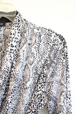 Jones New York Black and White Printed Dress | S/M