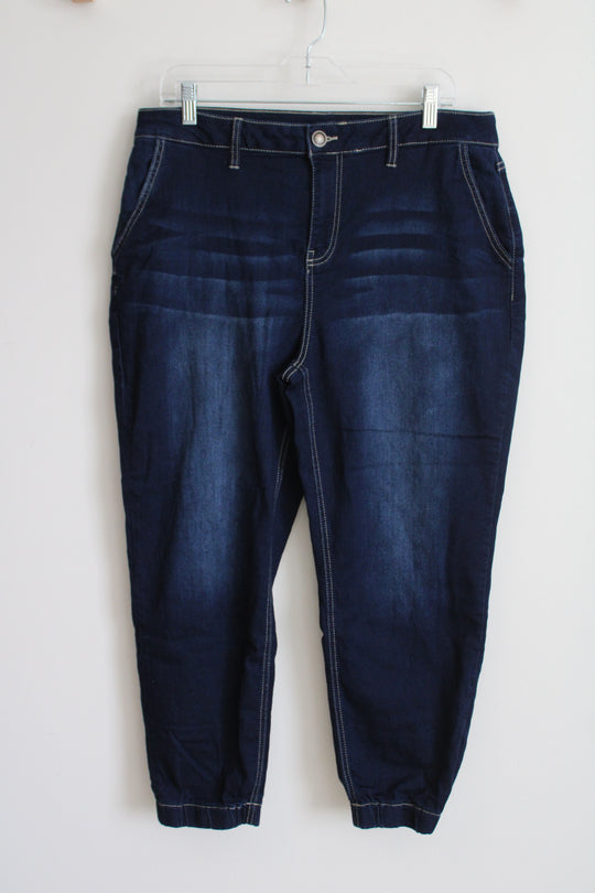 Royalty Dark Wash Jogger Jeans | 16 Petite