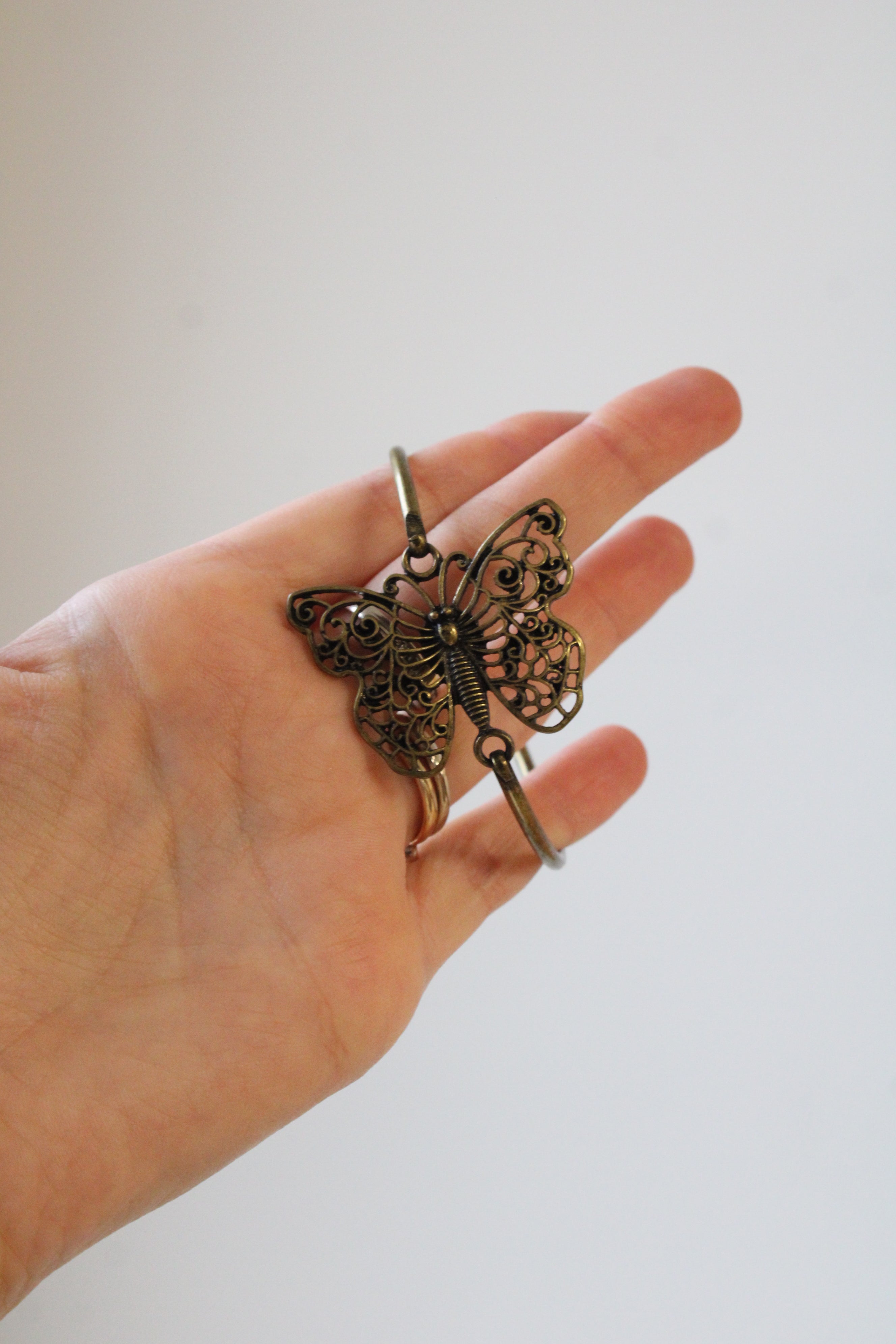 Bronze Butterfly Bracelet