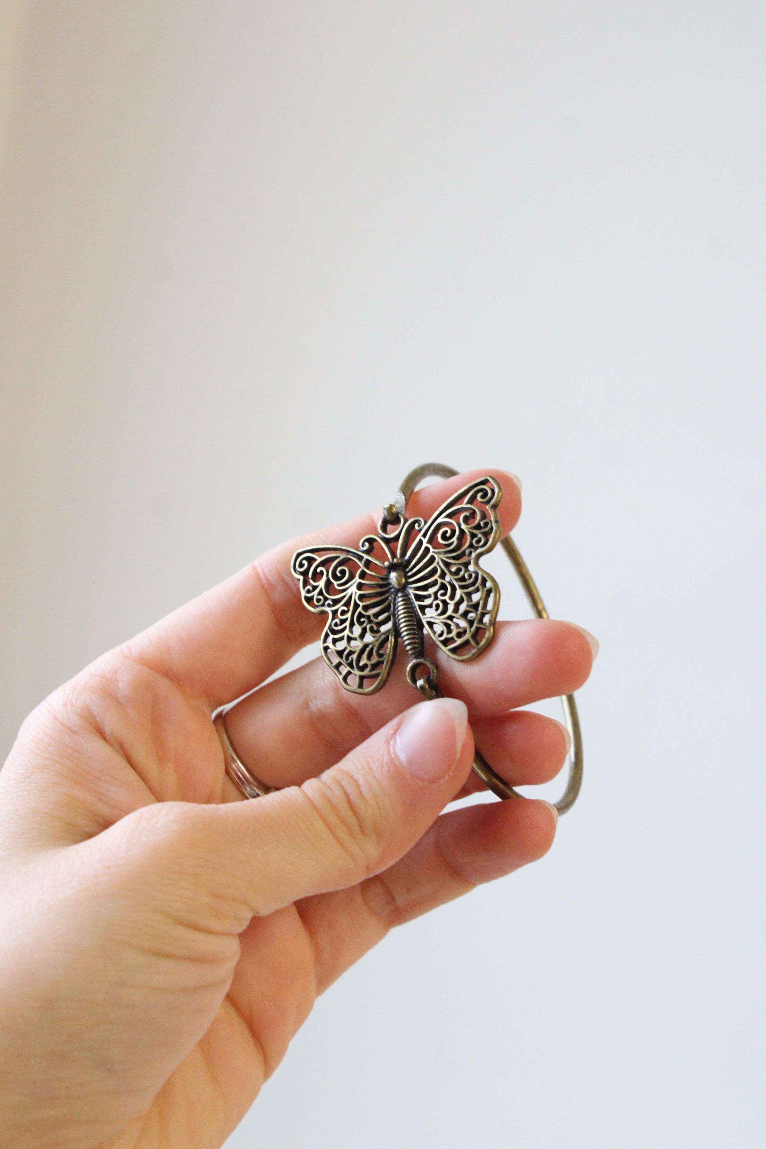 Bronze Butterfly Bracelet
