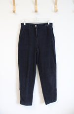 L.L. Bean Vintage Original Fit Navy Corduroy Pants | 10