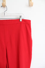 Banana Republic Red Hayden Trouser Pants | 16