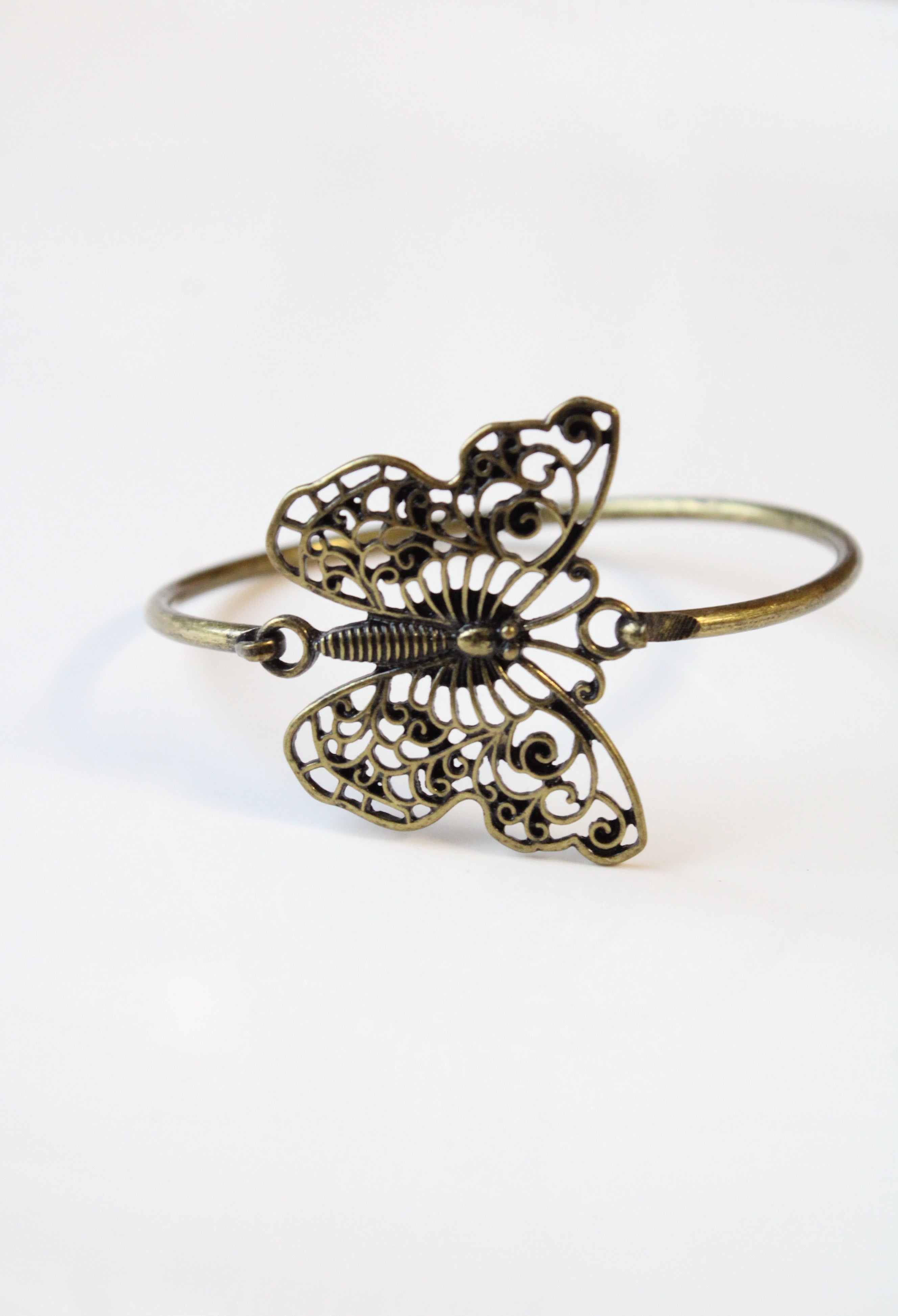 Bronze Butterfly Bracelet