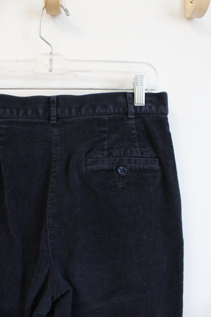 L.L. Bean Vintage Original Fit Navy Corduroy Pants | 10