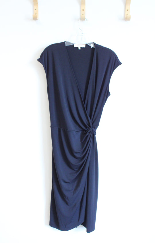 Lark & Ro Black Dress with Twist Detail | L