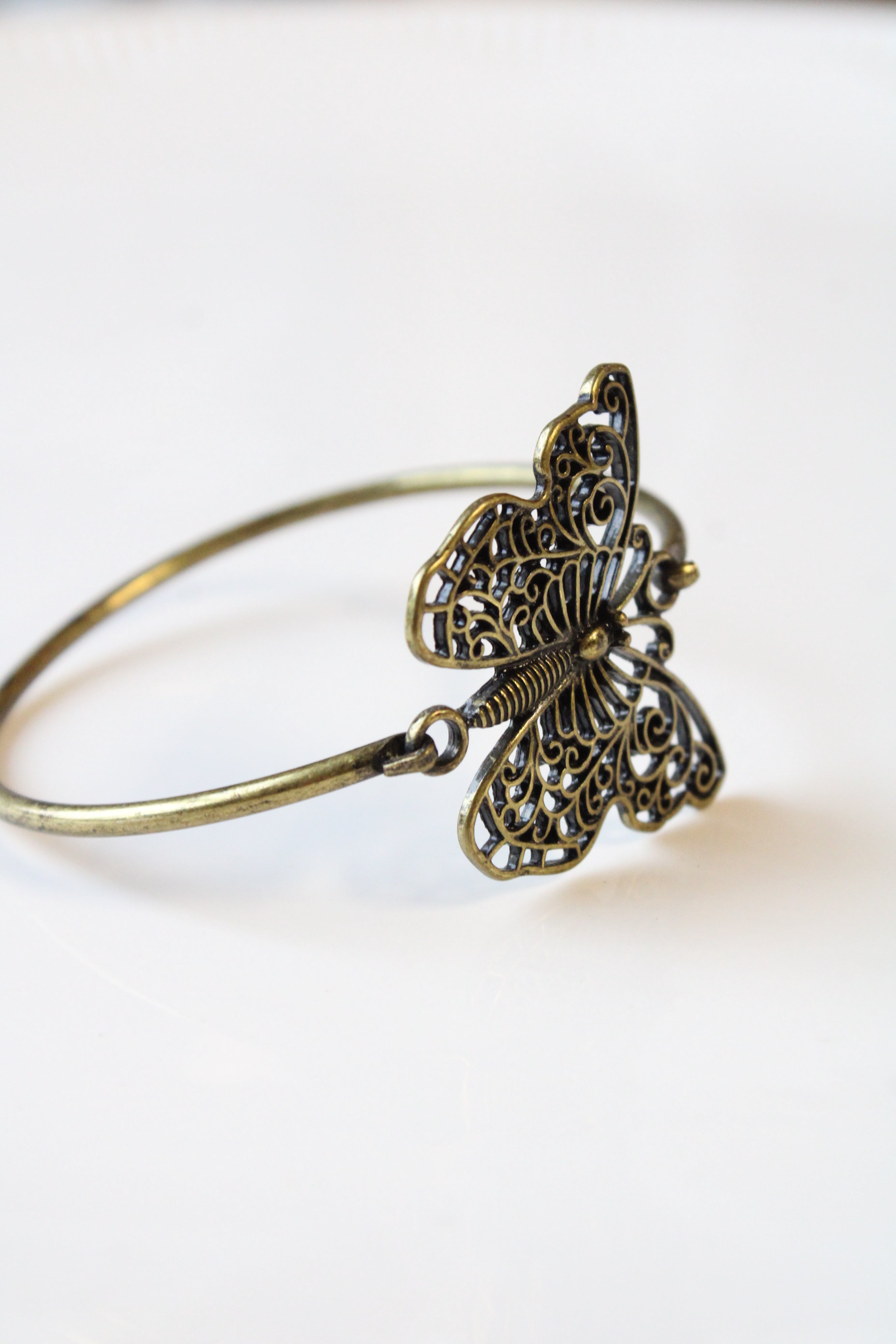 Bronze Butterfly Bracelet