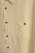 Joe Marlon Cream SS Button-down Collared Shirt | XXL