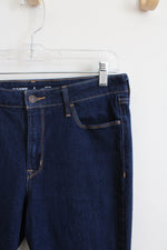 Old Navy High Rise Wow Straight Dark Wash Jeans | 8 Petite