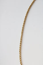 14K Yellow Gold Twist Chain Necklace