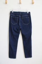 Old Navy High Rise Wow Straight Dark Wash Jeans | 8 Petite