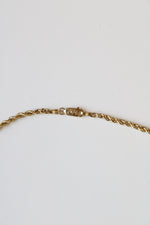 14K Yellow Gold Twist Chain Necklace