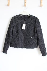 NEW Banana Republic Black Tweed Jacket | 4