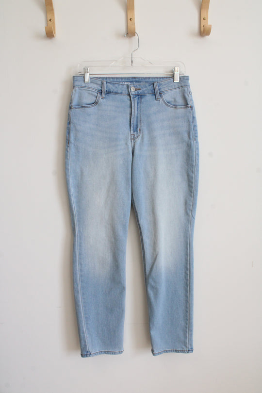 Old Navy High Rise Wow Straight Light Wash Jeans | 8 Short