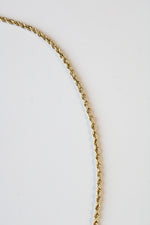 14K Yellow Gold Twist Chain Necklace
