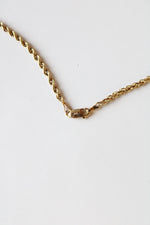 14K Yellow Gold Twist Chain Necklace
