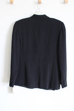 NEW Liz Claiborne Twilight Frost Navy Blue Blazer | 10