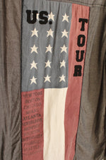 Authentic Icon Gray Cotton Chambray American Flag LS Button-down Shirt | M