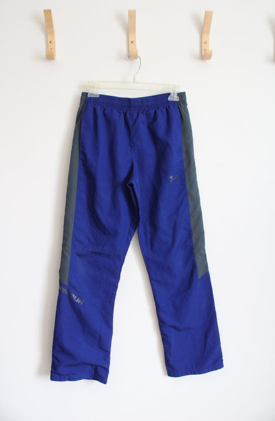 Under Armour Blue & Gray Sweatpants | Youth L