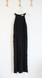 NEW LOFT Black Smocked Jumpsuit | 00