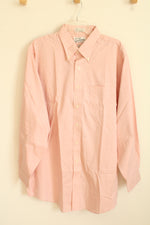 Sears Roebuck Peach LS Button-down Shirt | XL