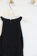 NEW LOFT Black Smocked Jumpsuit | 00