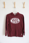 Vans Maroon Hoodie | Youth L