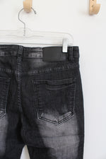 Waimea Skinny Fit Distressed Black Jeans | 32X32