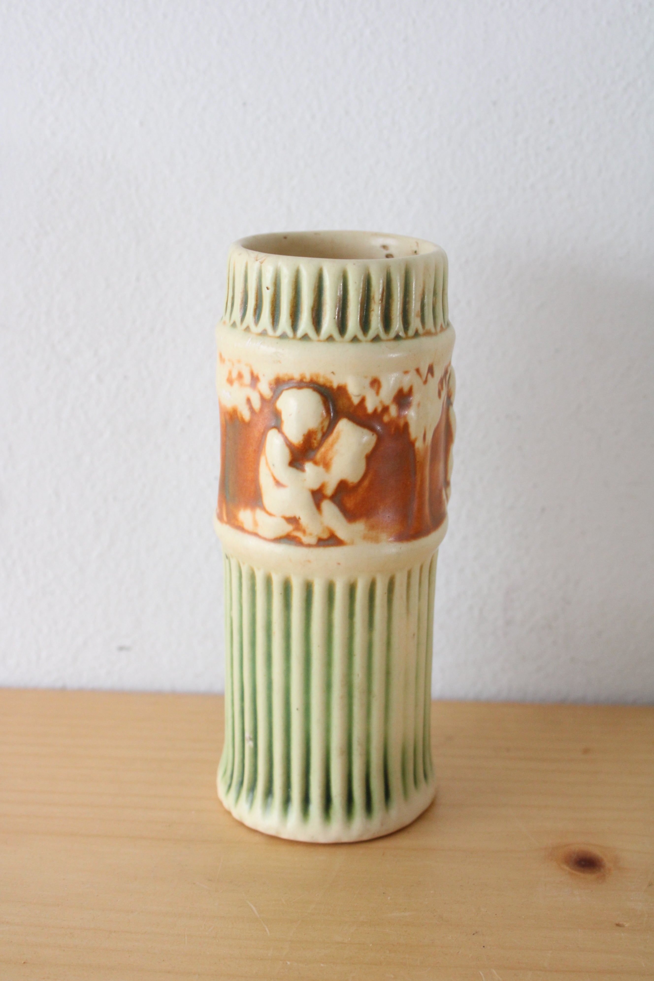 Early 20th Century Roseville "Donatello" Art Pottery Vase