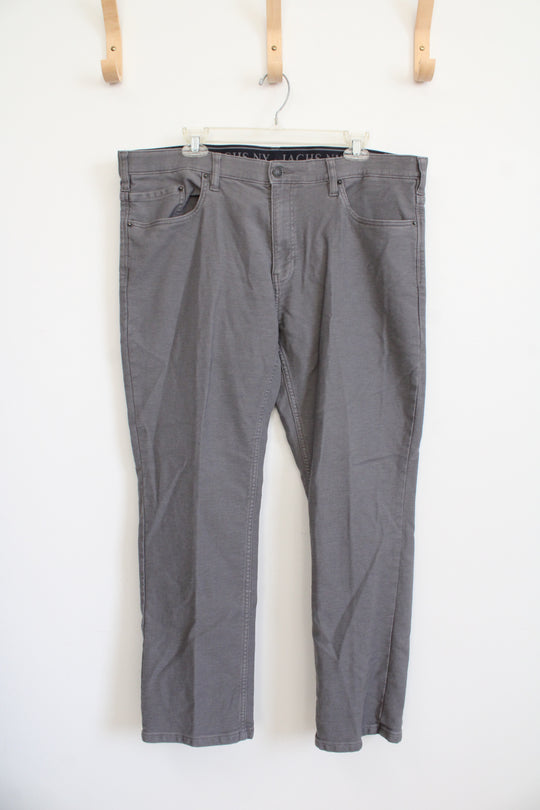 Jachs New York Gray Stretch Pants | 38X29