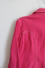 Orvis Hot Pink Full Zip Denim Jacket | 12