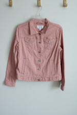 Time And Tru Dusty Pink Denim Jacket | S