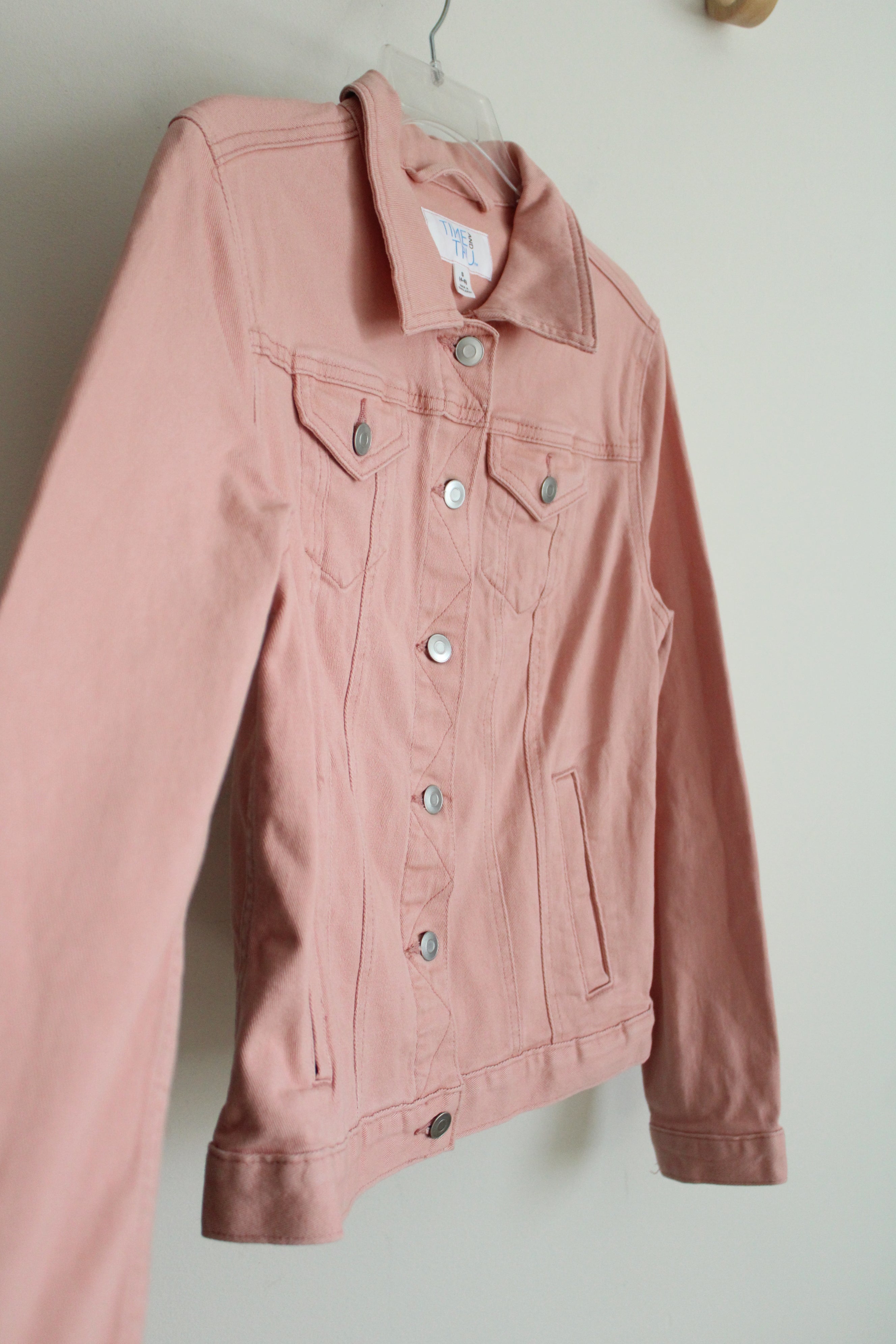 Time And Tru Dusty Pink Denim Jacket | S