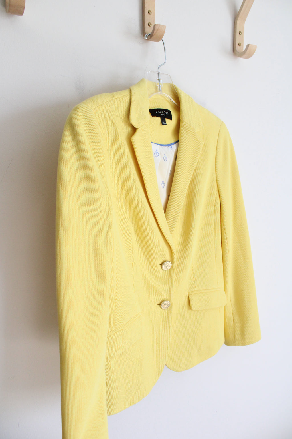 Talbots Yellow Cotton Blazer | 4P