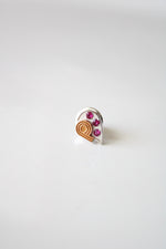 Vintage 10 Karat White Gold Pin