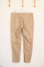Express Stretch Easy Care Extra Slim Tan Chino Pants | 32X32