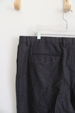 Banana Republic Tollegno 1900 Slim Fit Gray Wool Dress Pants | 38X32