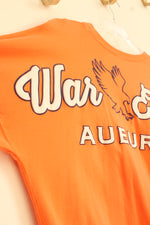 Venley Orange LS War Eagle Auburn Oversized Fit Cotton Shirt | XL
