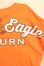 Venley Orange LS War Eagle Auburn Oversized Fit Cotton Shirt | XL