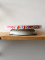 Vintage Fabcraft Rotating Musical Clown Balloons Happy Birthday Cake Plate