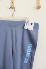 NEW Champion Dusty Blue Fleece Lined Jogger Sweatpants | L